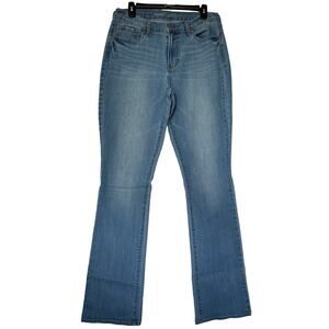 Old Navy🌿Curvy Profile Bootcut Jeans Women SZ 10 Tall Mid Rise Stretch Denim